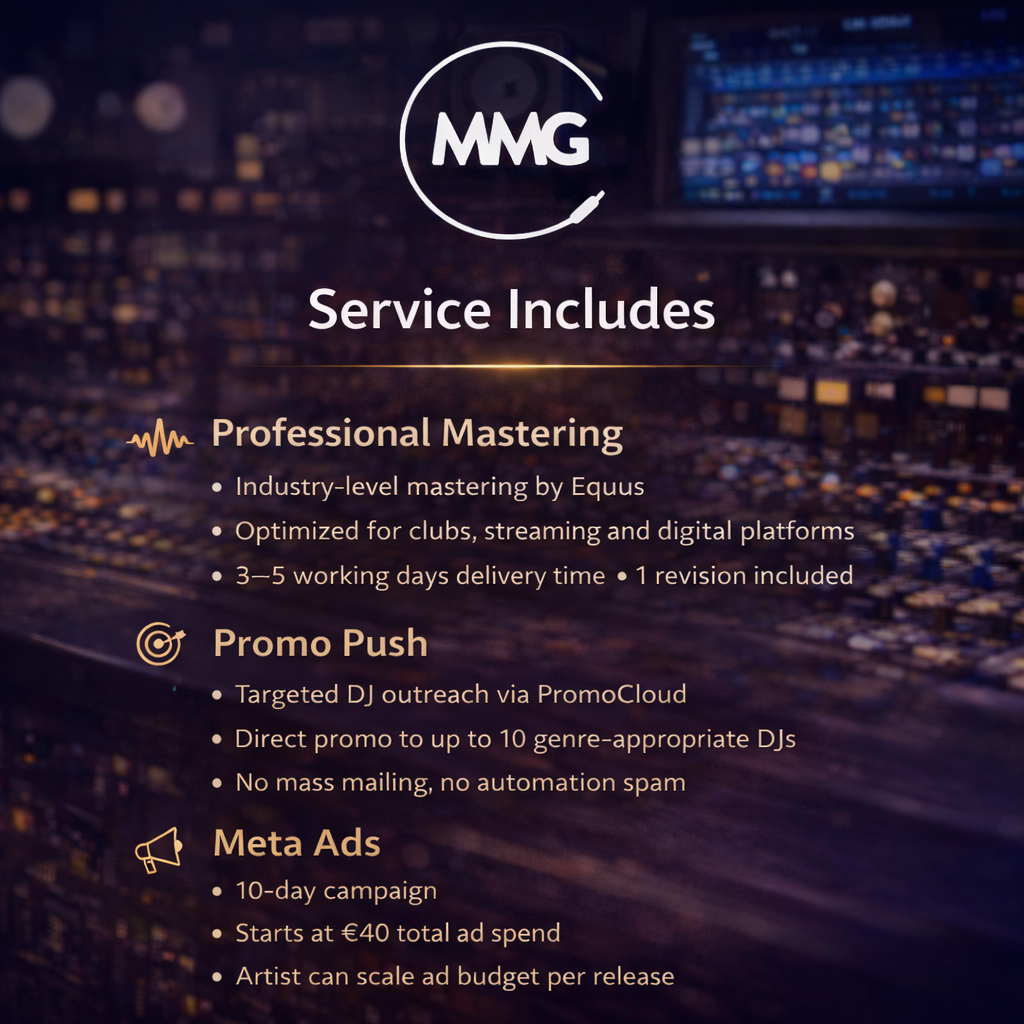 MMG Mastering & Promo Service