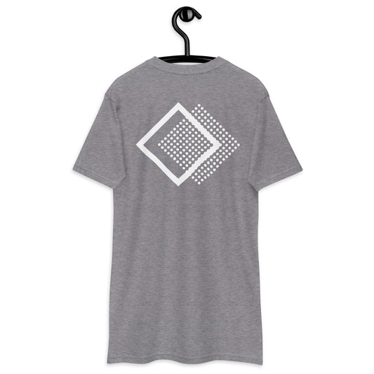 Out Of Place Records big logo on back men’s premium heavyweight tee (7 colors - SHIPPED from US*)