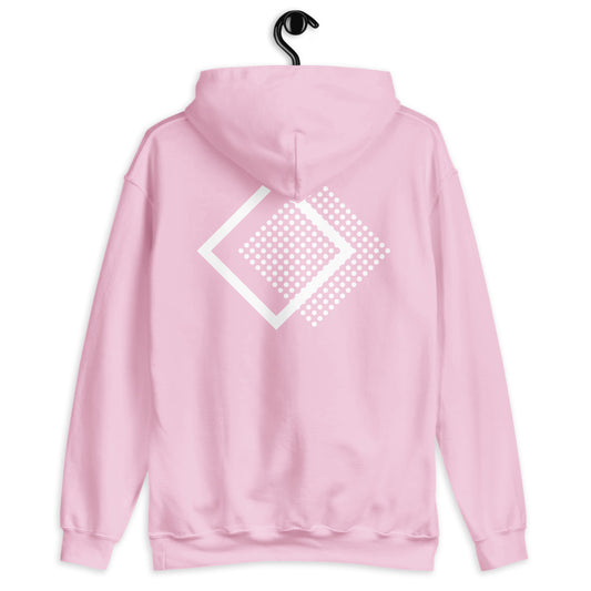 Out Of Place Records big logo on back unisex hoodie (11 colors)