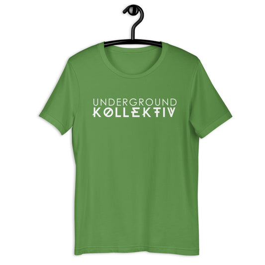 Underground Kollektiv White Logo Short-Sleeve Unisex T-Shirt (20 colours)