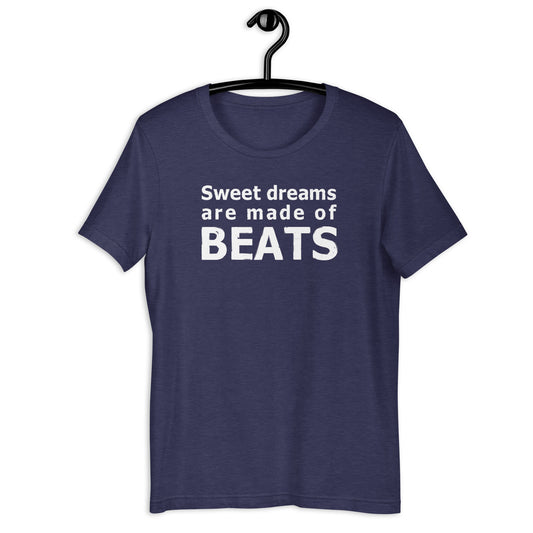 Sweet Dreams Are Made of Beats heather t-shirt (14 colours)