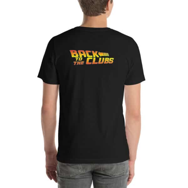 Male Back Back To The Clubs Color Logo on Back T-shirt